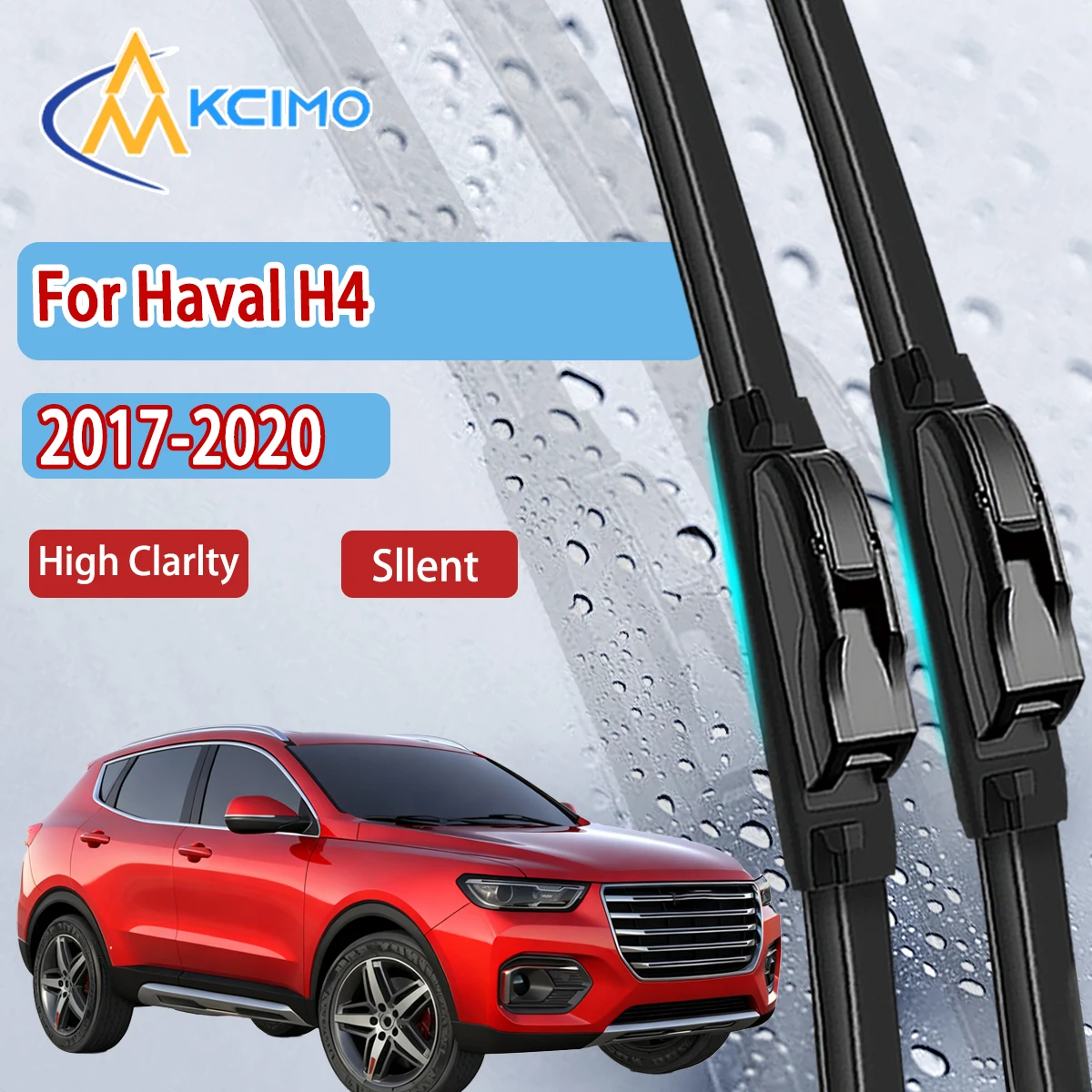 

KCIMO 2 шт. щетки стеклоочистителя переднего стекла подходят для Haval H4 2017-2020, высококачественные автомобильные аксессуары для ветрового стекла