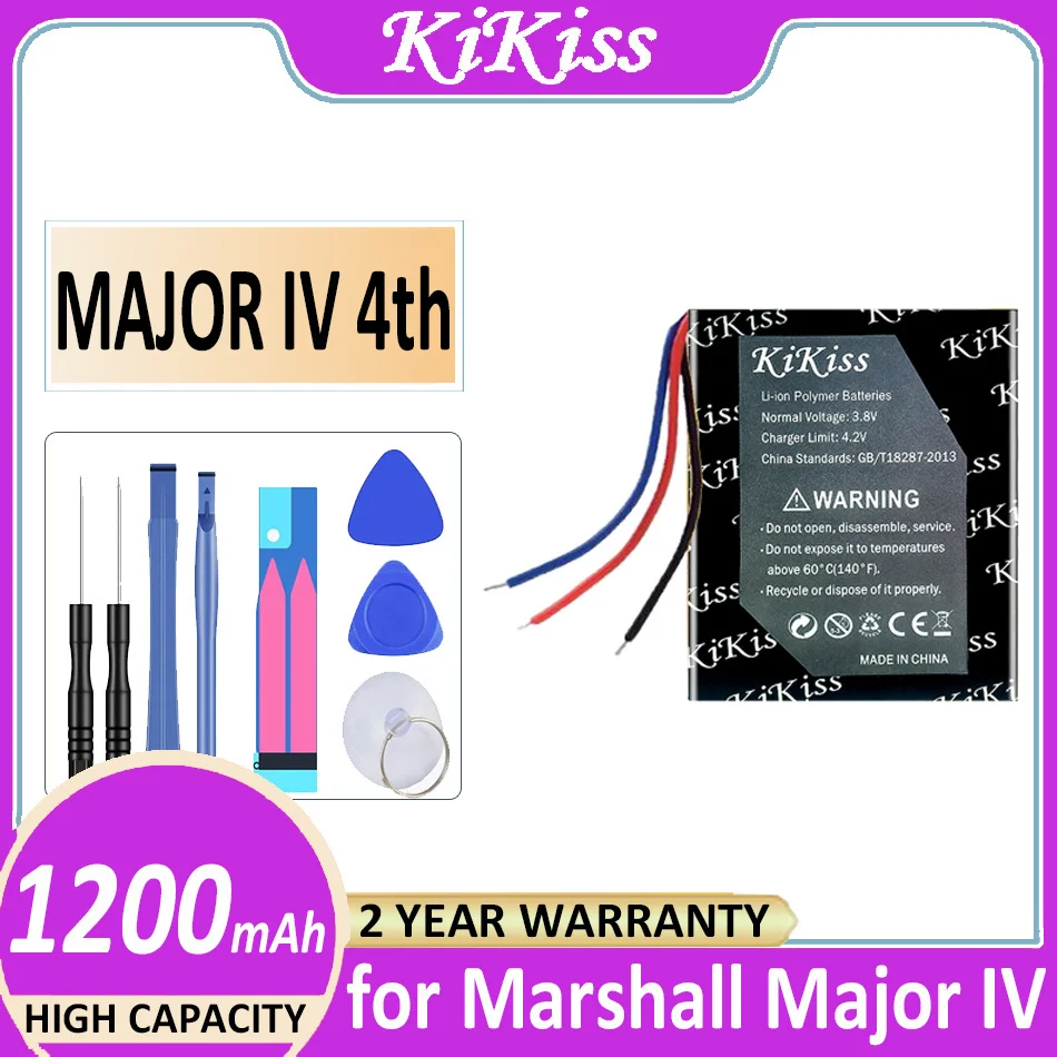 

Battery 1200mAh for Marshall Major IV Headset Bateria