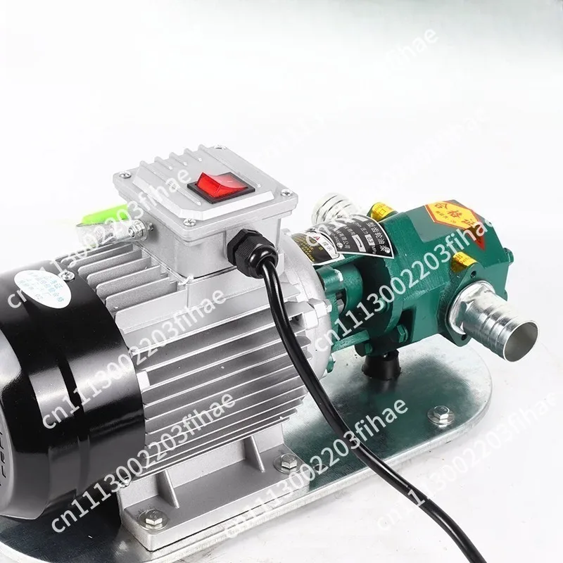 1400/2800 RPM Stainless Steel Self-Priming Gear Pump Electric Suction Pump Hydraulic Oil/Engine Oil/Edible Oil High Flow Rate