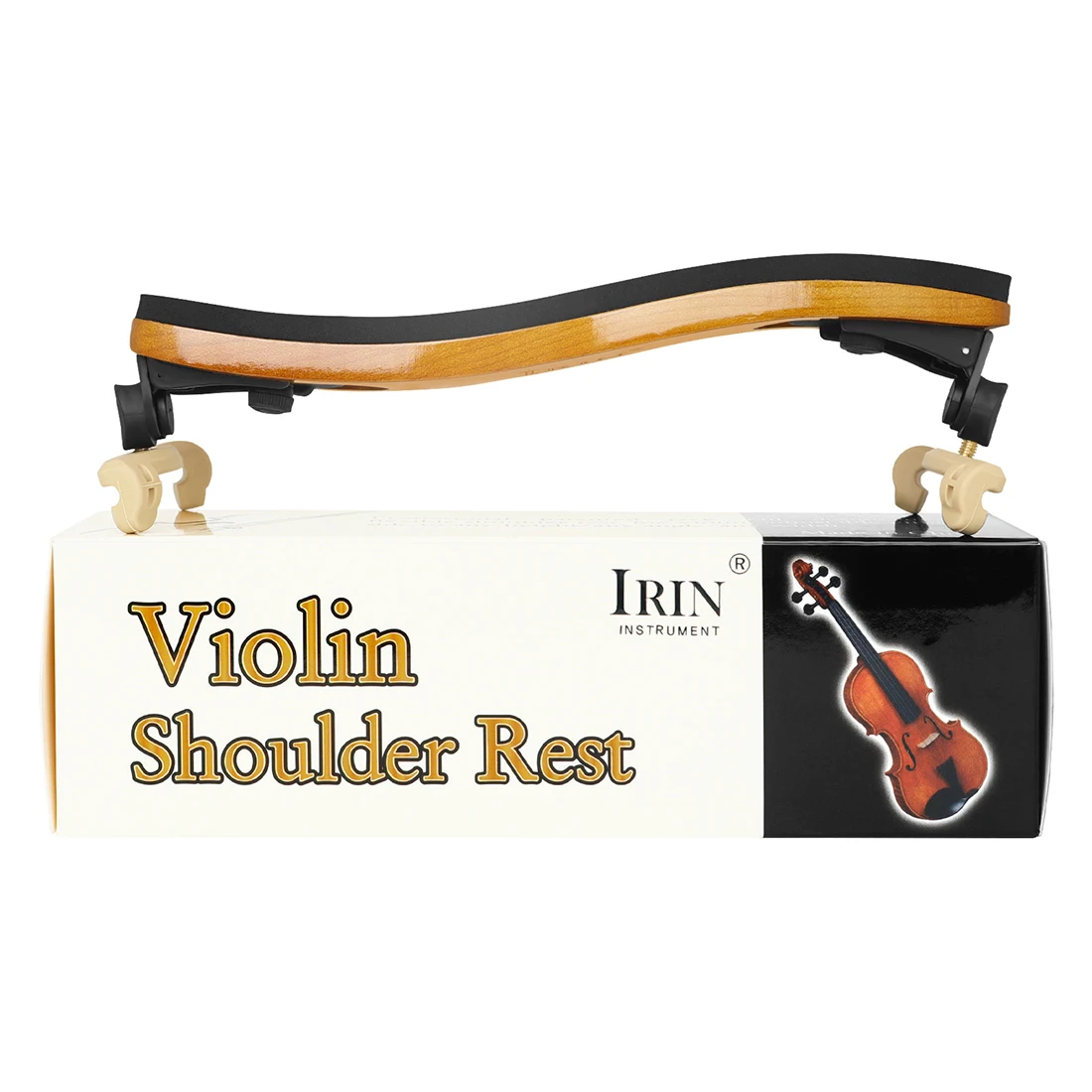 

IRIN AY040 Violin Shoulder Pad Adjustable Solid Imported European Maple Fiddle Shoulder Rest Support String Musical Parts