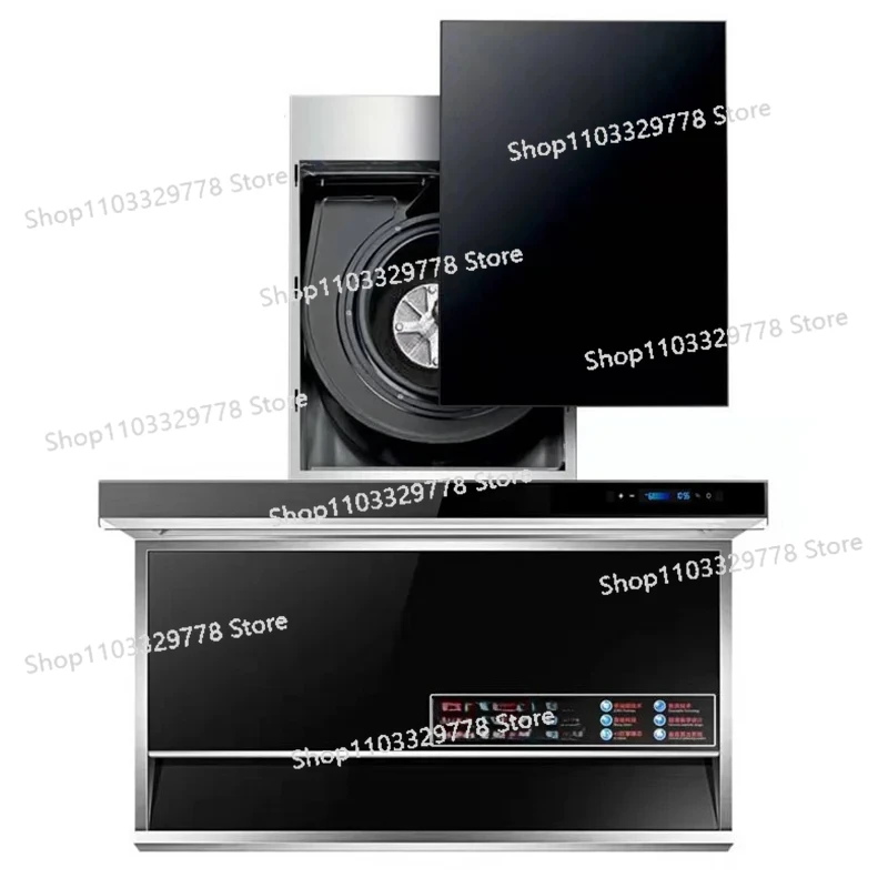 

Range Hood Touch-type LCD Cooker Hood Top Side Double Suction Type Large Suction Range Hood