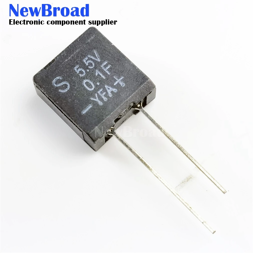 5 pieces Super Farad Capacitor 5.5V0.1F 4.5V0.15F 5.5V 0.1F 4.5V 0.15F Straight Square Block 11.5*11.5*5.5MM