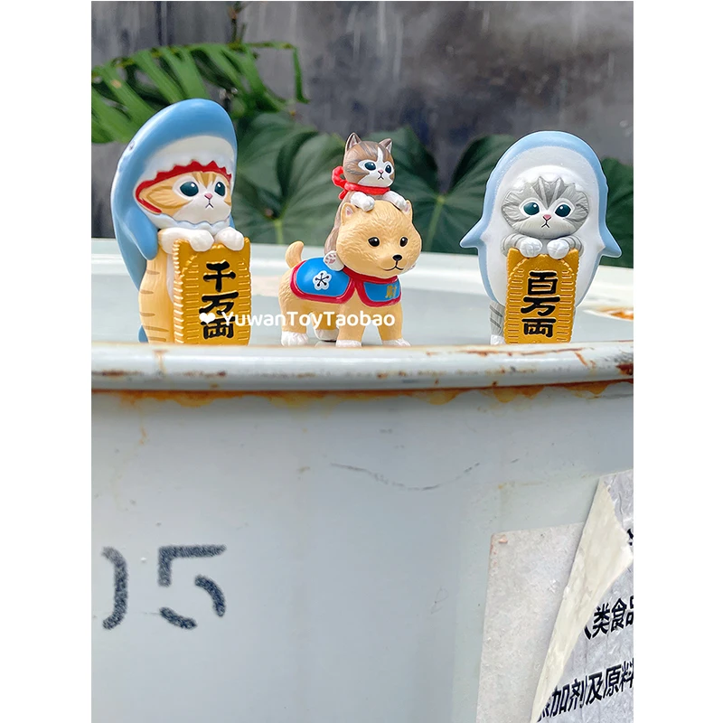 

Mofusands Lucky Cats Blind Box Toys Cute Kawaii Animal Series Action Figure Doll Model Toys Collect Ornaments Kids Gifts