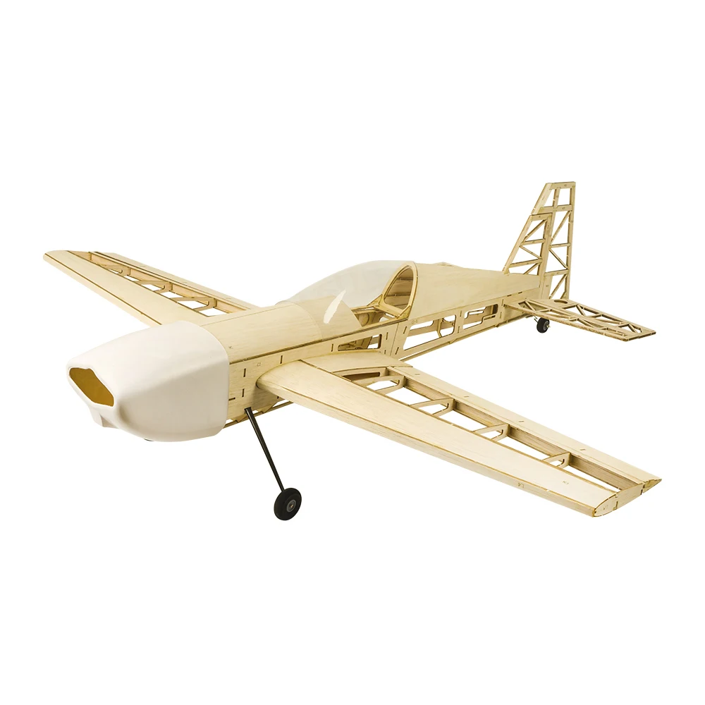 NEW RC AirPlanes X01 Laser Cut Balsa Wood Airplane Extra330 Frame without Cover Wingspan 1000mm Balsa Wood Model Building Kit