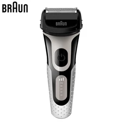 Afeitadora eléctrica Original Braun, afeitadora ajustable de dos velocidades reciproca, afeitadora recargable lavable de cuerpo completo