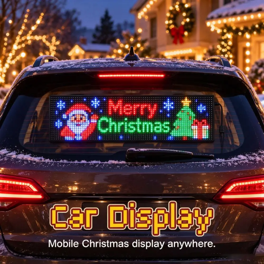 Graffiti Text Display RGBIC LED Net Lights Flexible USB 5V LED Curtain Lights Programmable Bluetooth String Lights Party