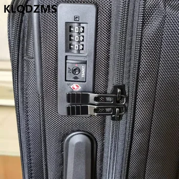 KLQDZMS 나일론 방수 및 내마모성 여행 가방, 비즈니스 코드, 고품질 및 간단한 범용 휠 여행 가방, 20 인치
