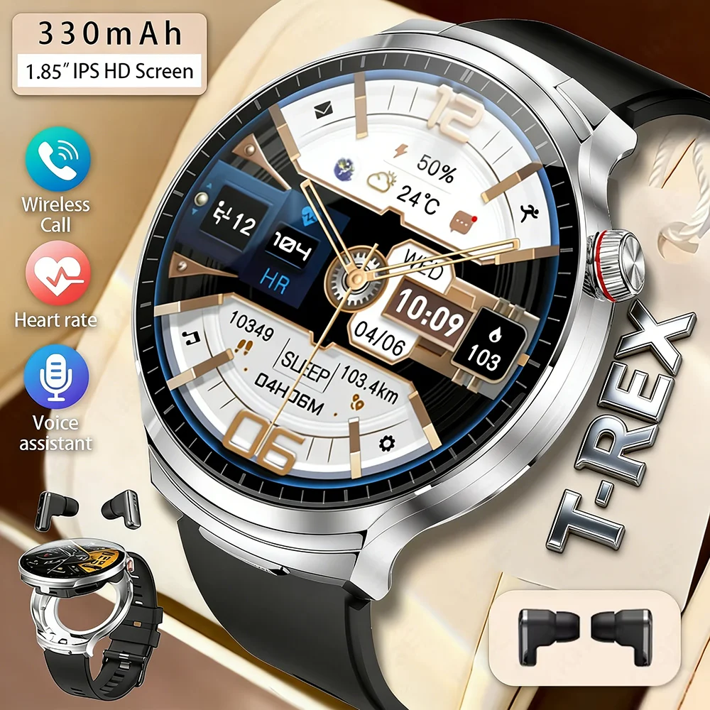 

T-REX 3 Men's New 5.0 Bluetooth Call Watch 1.43-inch AMOLED HD Screen 466 * 466 Resolution Heart Rate Monitoring New Men's Watch