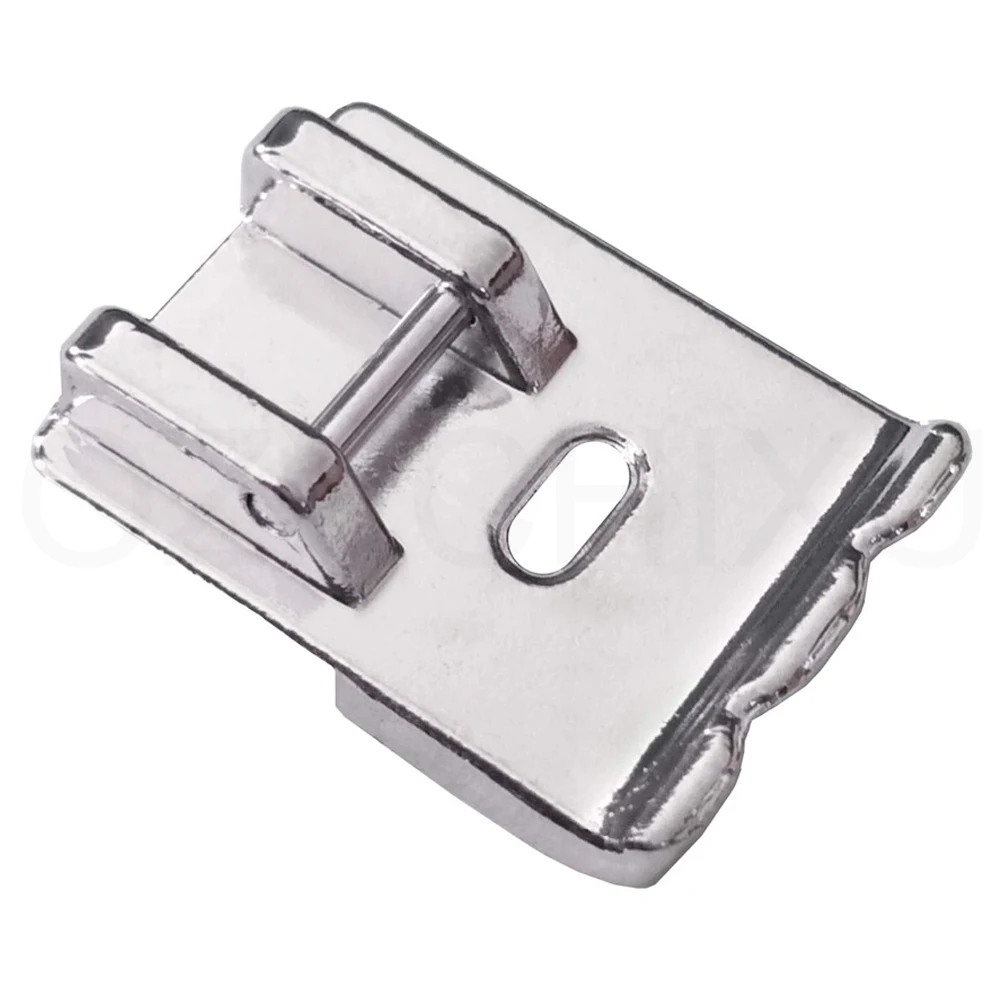 Sewing Machine Piping Presser Foot - Fits All Low Shank Snap-On Singer, Brother, Babylock, Euro-Pro, Janome, Kenmore White Juki