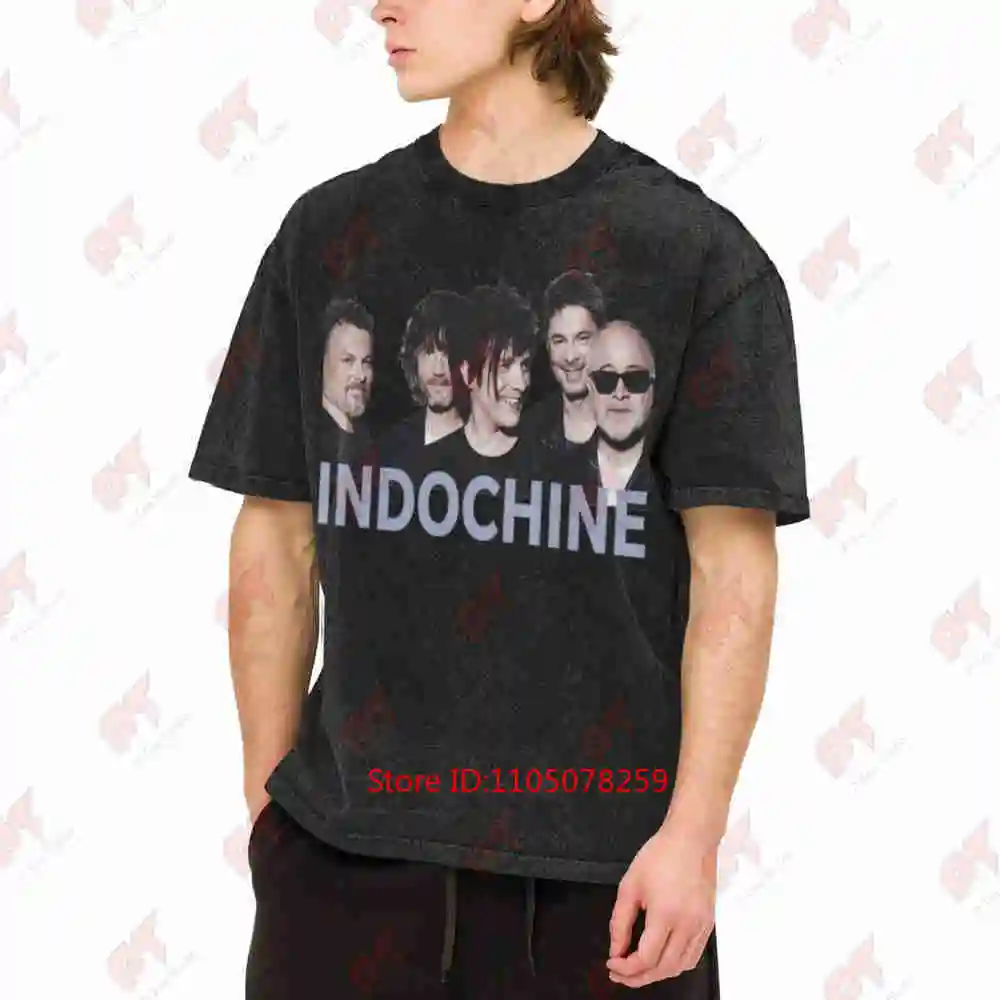 Indochine Vintage Vintage Washed Tee Pure Cotton T-Shirt
