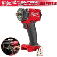 NEW 18V Electric Cordless Wrench Brushless Screwdriver Compatible For Milwaukee M18 Battery Drill Service Tool Car Truck Repair