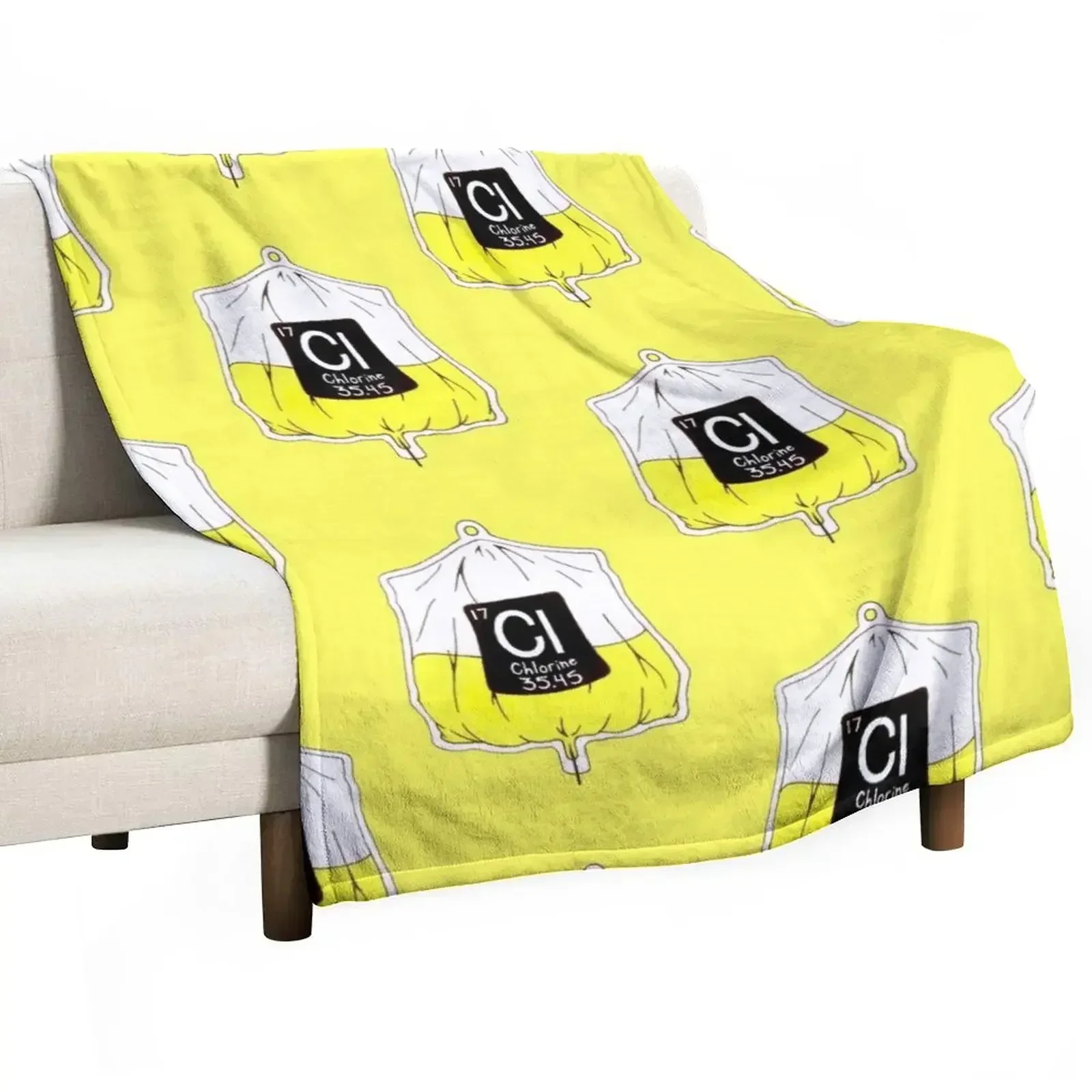 Sipping on Chlorine Throw Blanket for babies Hair Vintage Moving Blankets