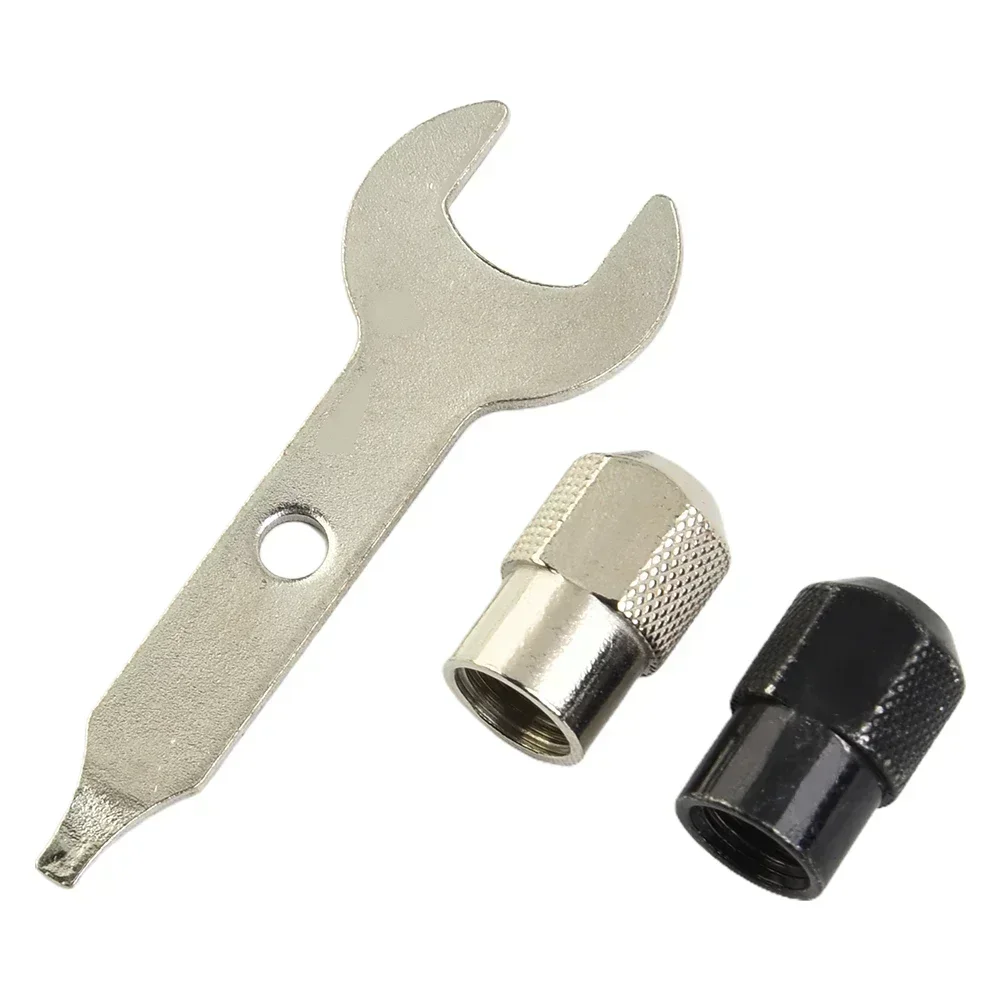 

3pcs/Set M8x0.75 Electric Chuck With Wrench Keyless Zinc Alloy Electric Grinding Chuck For Electric Grinder Rotary Tool Access