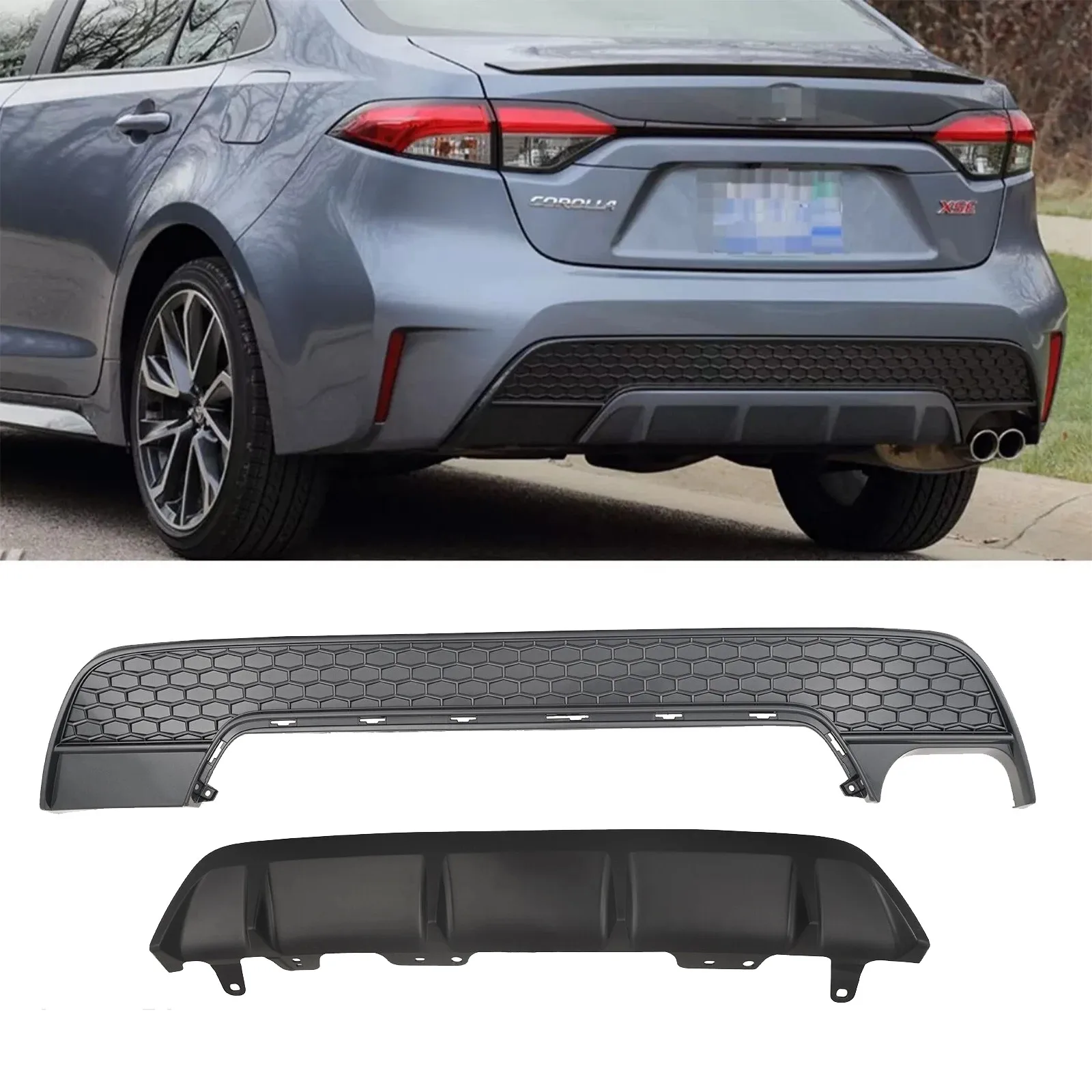 

Bumper Valance Cover Honeycomb Kit For Toyota Corolla SE/XSE 2020-2022