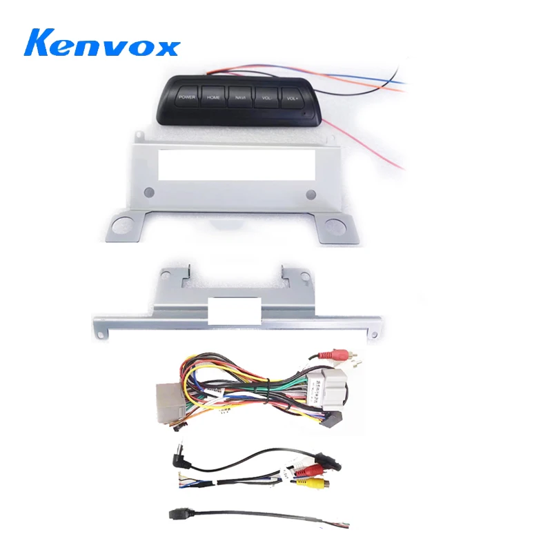 

Рамка расширения для радиоприемника Android для Land Rover Freelander 2 2007 2012, комплект крепления 2Din DVD на приборной панели, адаптер проводов и кабеля