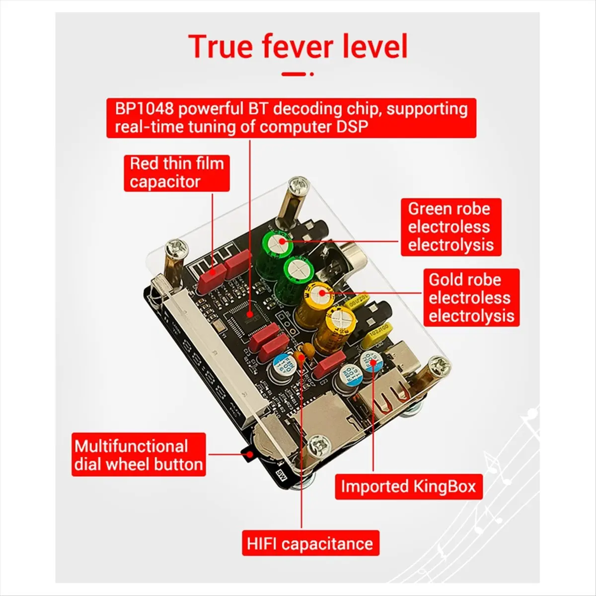 dt93-dam-k1-ロスレスフィーバー-bluetooth-u-ディスクサウンドカード同軸-tf-デコーダーボードパワーアンププリアンプ-dsp-チューニング