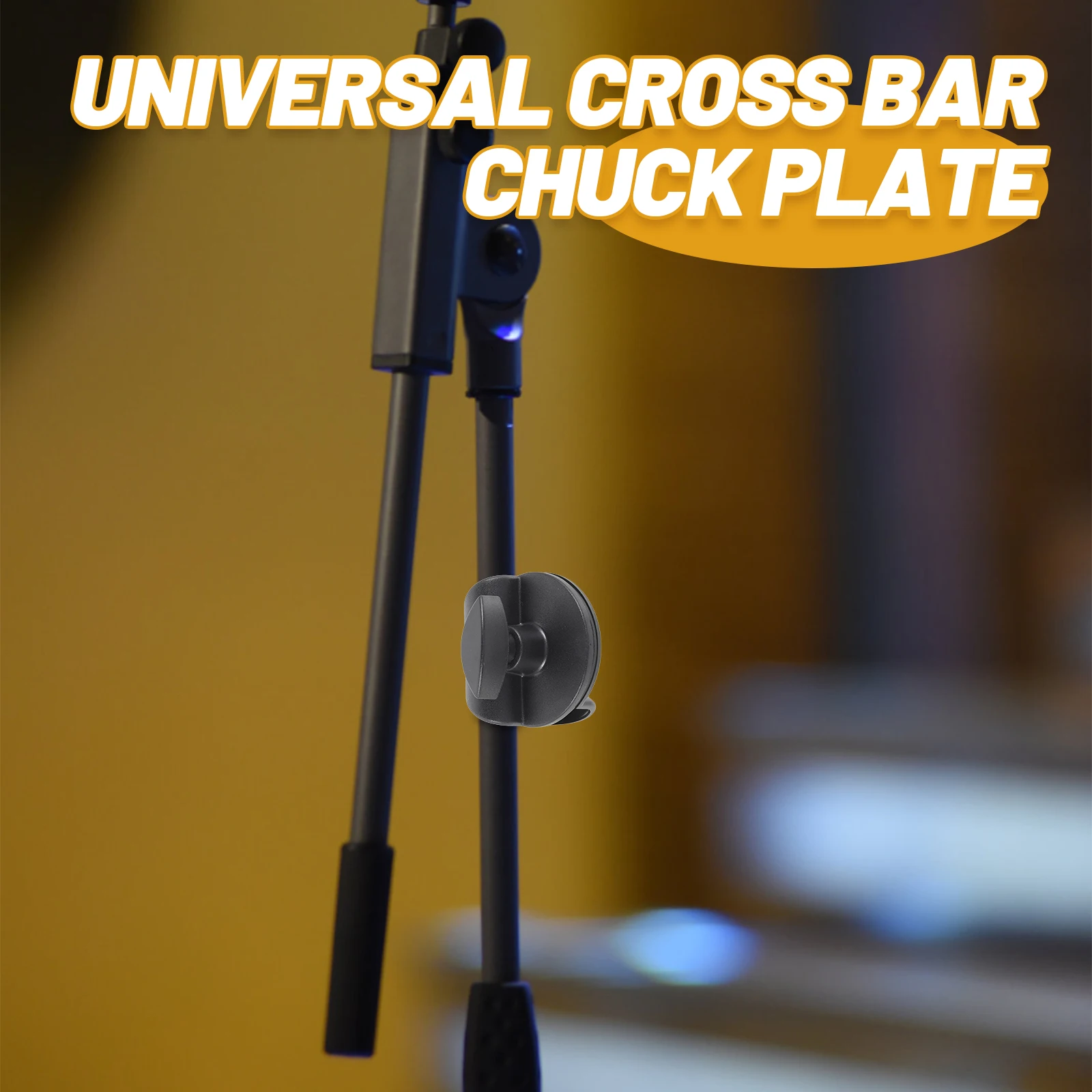 

2pcs Microphone Extension Clip Sturdy Metal Plastic Adjustable Holder Bracket Mount Clamp Accessories for Stand