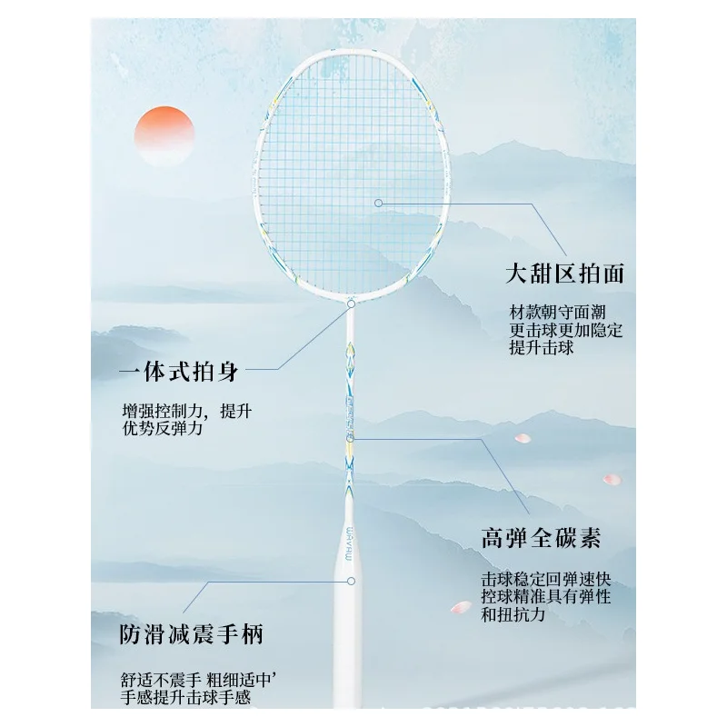 Ultraleichter Vollcarbon-Badmi – Badminton Single Bewertung und Preis