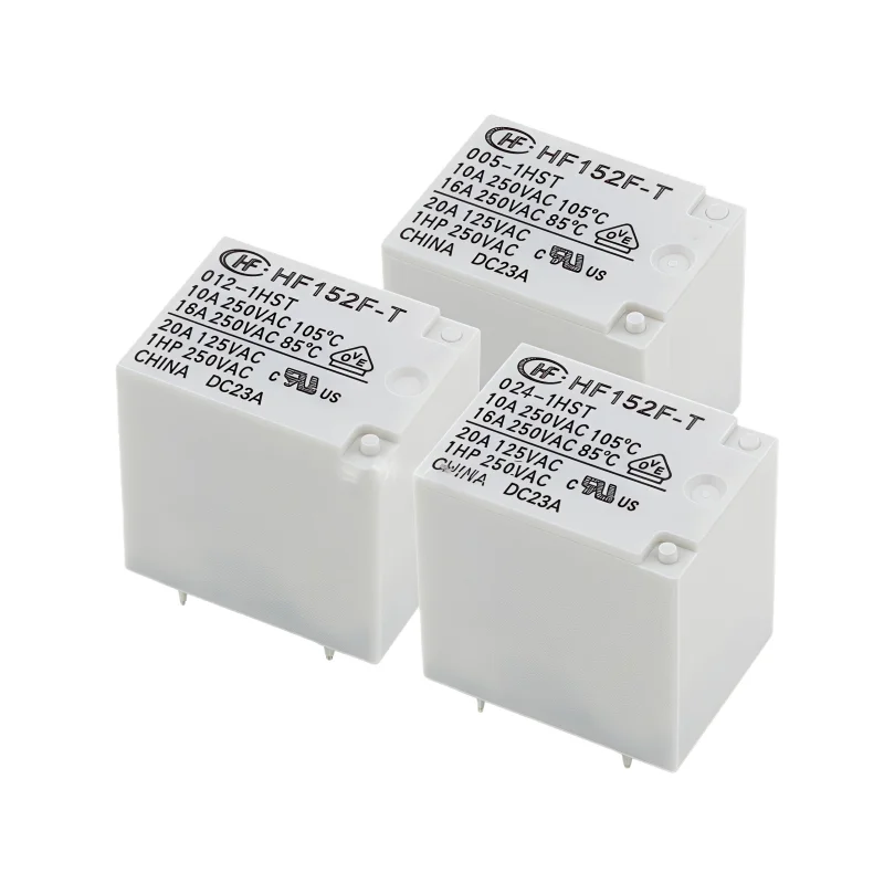5PCS original relay HF152F-T-005/012/024/048 4-pin