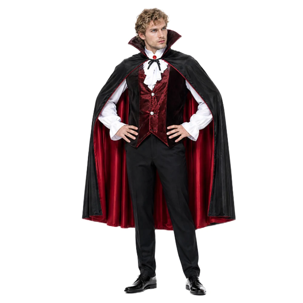 Costume Vampire Gentleman Homme – Ensemble avec Cape – photo 5