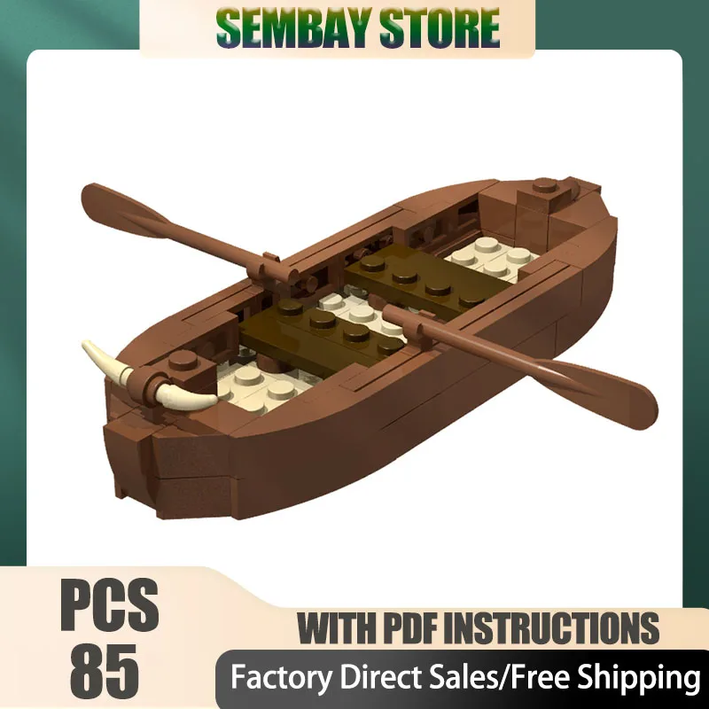 

Средневековая модель замка Moc, строительные кирпичи, модульный ряд, модель лодки викингов, технологические блоки, рождественские игрушки, строительный набор, подарки