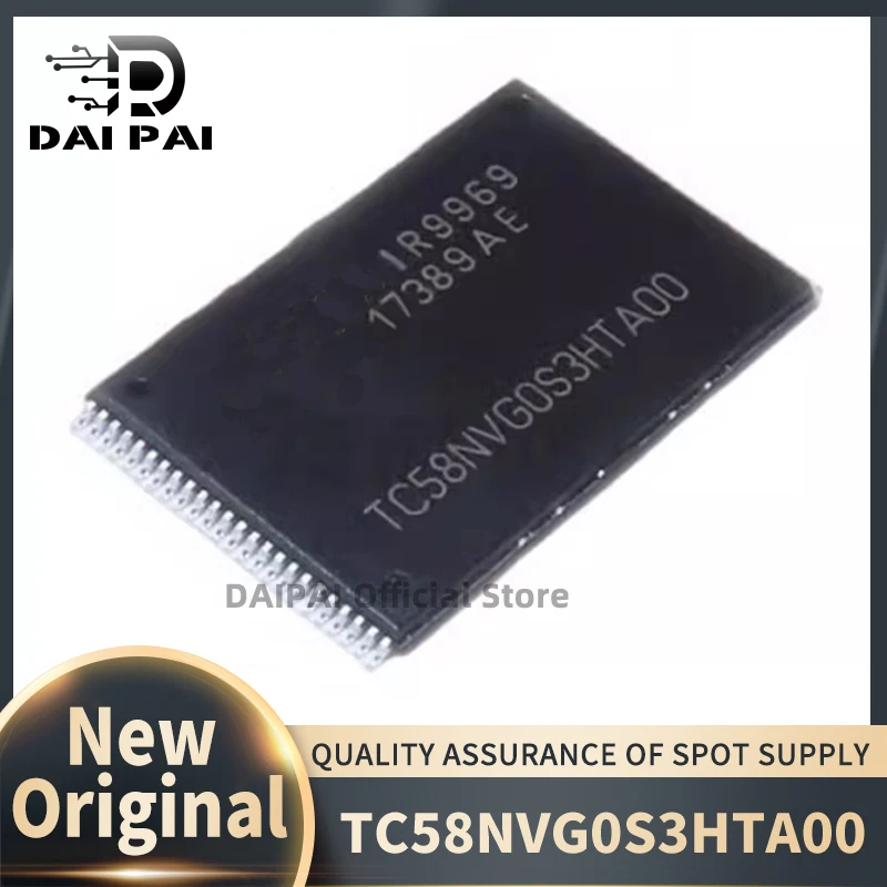 (5 قطعة-20 قطعة/الوحدة) 100% جديد الأصلي TC58NVG0S3HTA00 TC58NVGOS3HTA00 TC58NVG0S3HTAOO TSOP48 NAND شرائح ذاكرة فلاش
