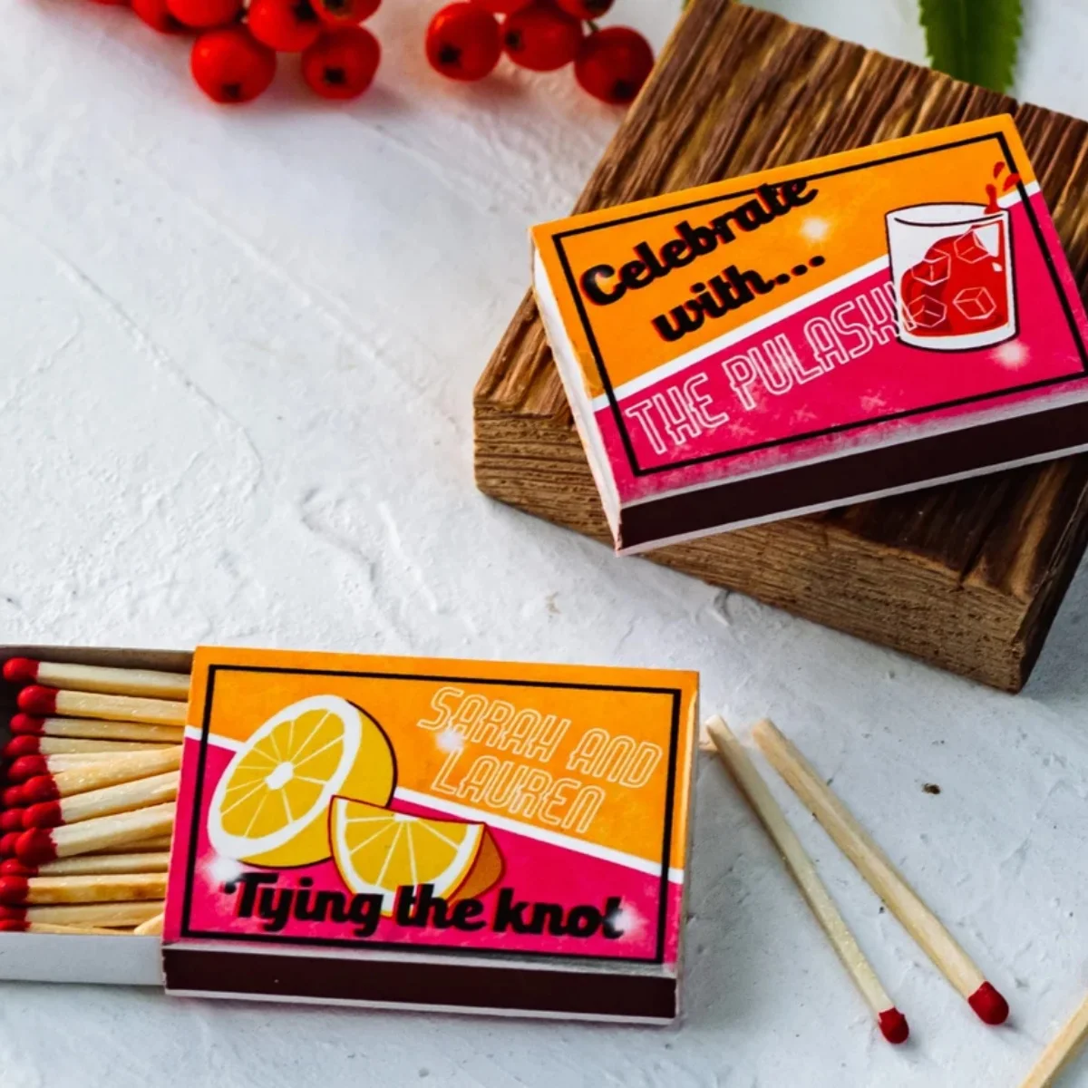 

Bulk Custom Vintage Matches - Personalized Matchboxes - Favor Matchboxes - Vintage Decor - Bridal Shower - Boho wedding - Rustic