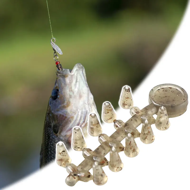 

10pcs Carp Fishing Rubber Beads Rig Stops for Hook & Swivel, Non-Slip Soft Hook Beads, Terminal Tackle Accessories