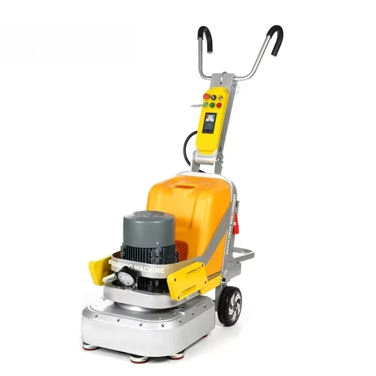 ماكينة تلميع الخرسانة الماسية 12 رؤوس ماكينة طحن الخرسانة ماكينة طحن الخرسانة مع مكنسة الغبار الاختيارية