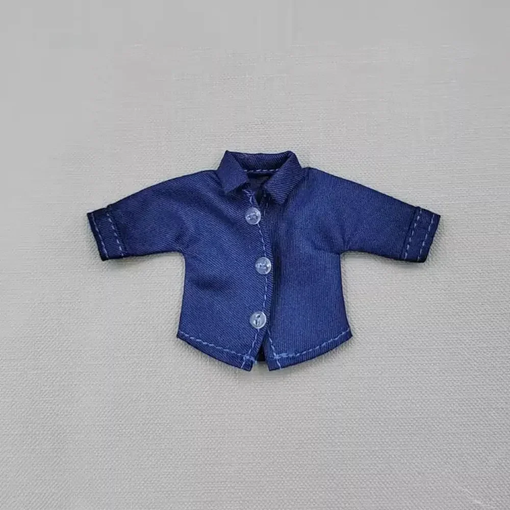 Koszula z długim rękawem dla lalek, odzież codzienna, 10 stylów, koszulka dla lalki, jeansy, topy, zabawki na prezent dla lalek 1/11 ob11, dla lalek BJD 1/12