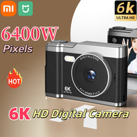 Xiaomi 6KHD Digital Camera 2.4in IPS Display 8X Zoom 64MP Video Camera With Fill Light 4K Selfie Camera For Kids Students Teens