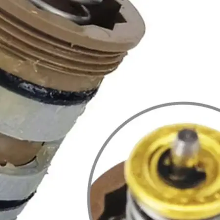 VCZZ6000 Valve Insert for 3-Way Valve For DN20 and DN25 Sizes Featuring Metal Construction and Precise Flow Adjustment