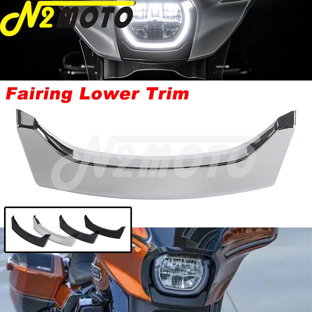 Customizable Durable Fairing Lower Trim For Harley Street Glide FLHX FLHXU CVO FLHXSE 23-25 Unpainted Plastic Easy Installation