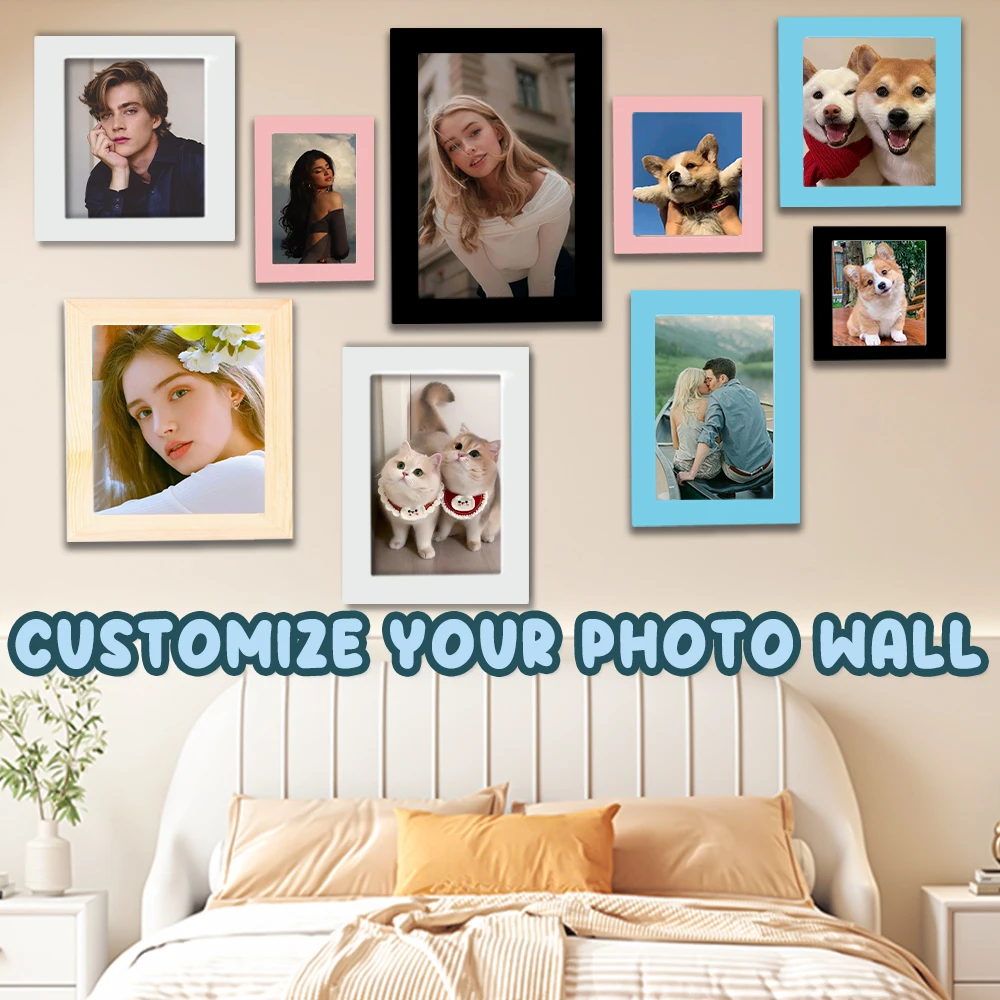 1pc custom photo frame,Can be wall-mounted picture frames,Multiple size options，Personalized commemorative gift，home decorations