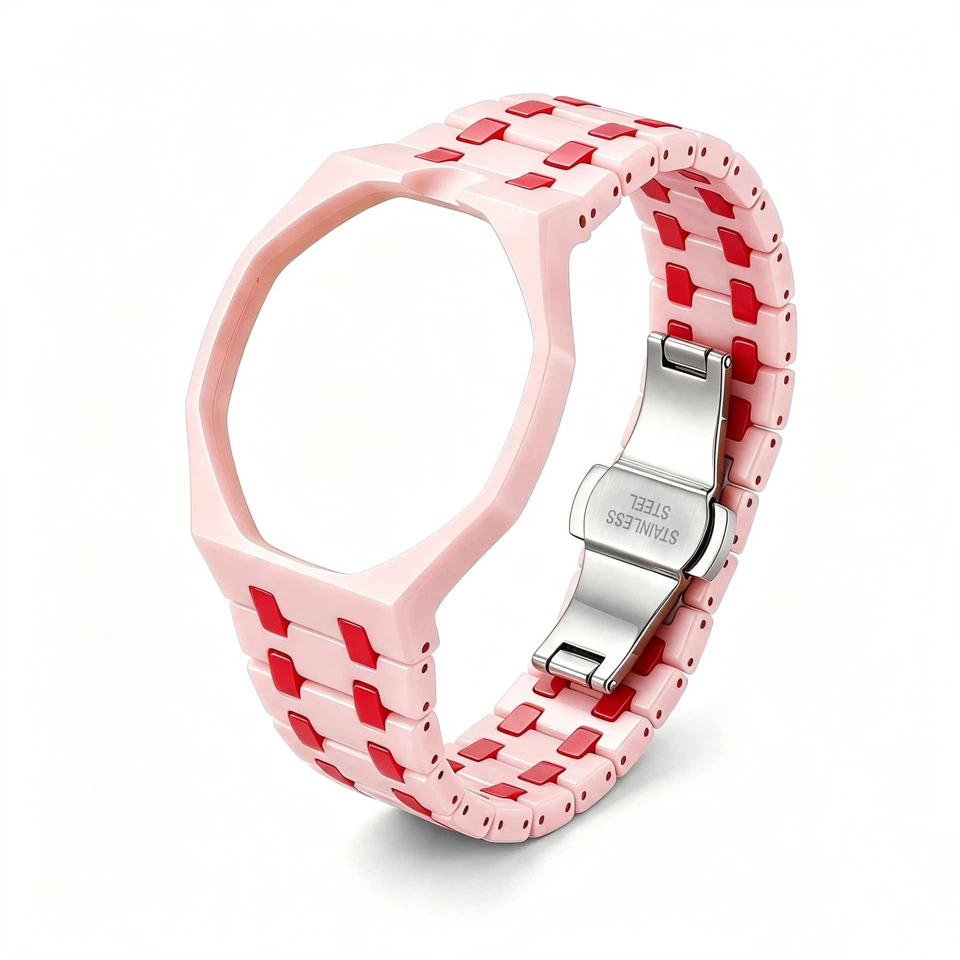 Color bio-ceramic strap for AP Abby Royal Oak Swatch joint dopamine style fashion wristband