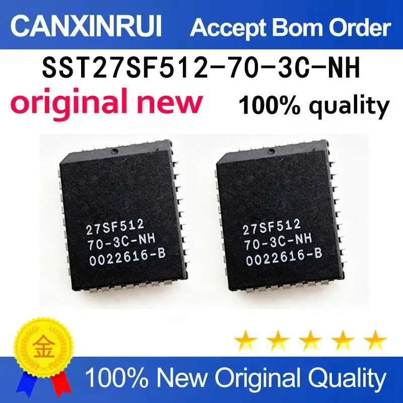 

（5 pieces）Brand new original SST27SF512-70-3C-NH PLCC32 W27C512P-45