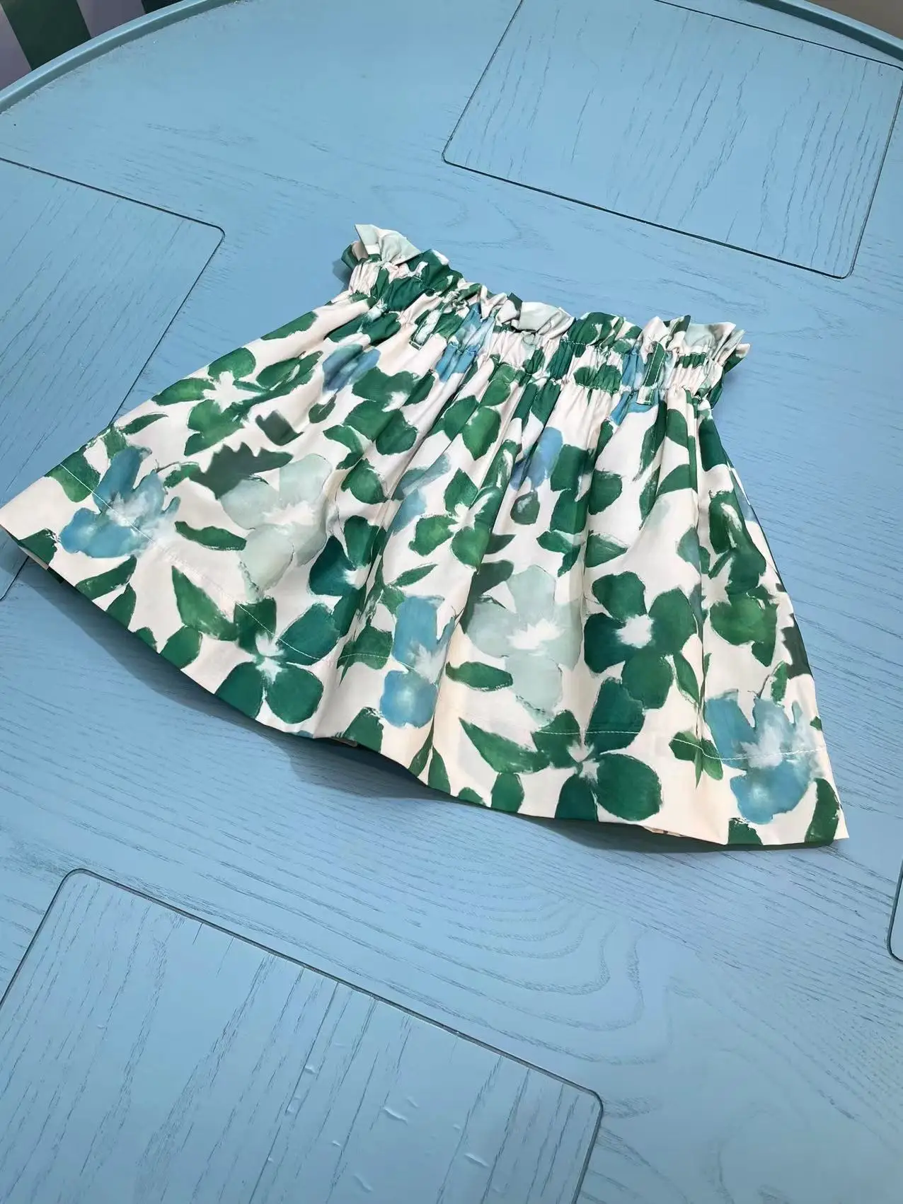 

summer new fashion design letter printed girls skirt