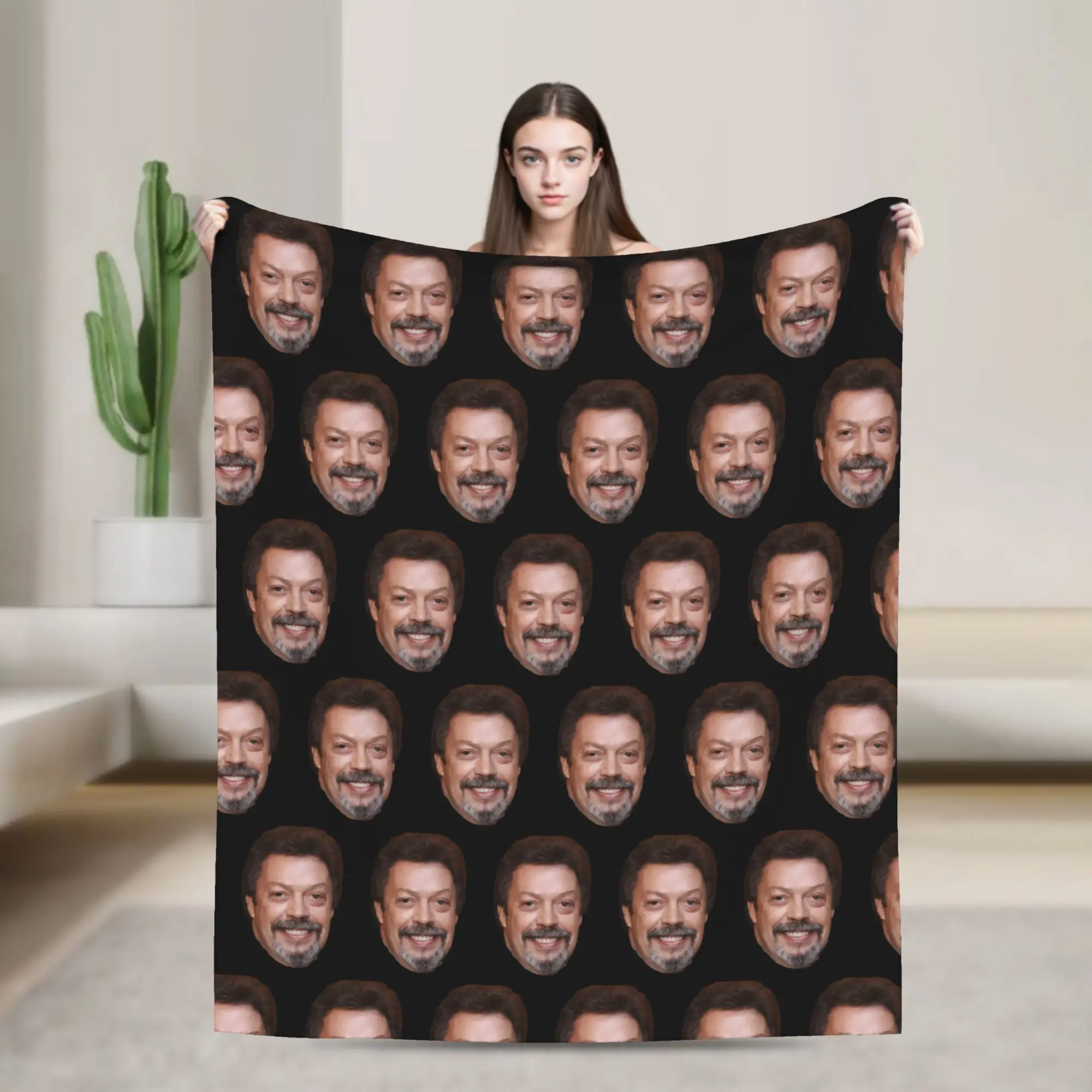 RIP Tim Curry Blanket Cozy Soft  Throw Blankets for Sofa 50x60 Inch Multi-size Bedding Throws