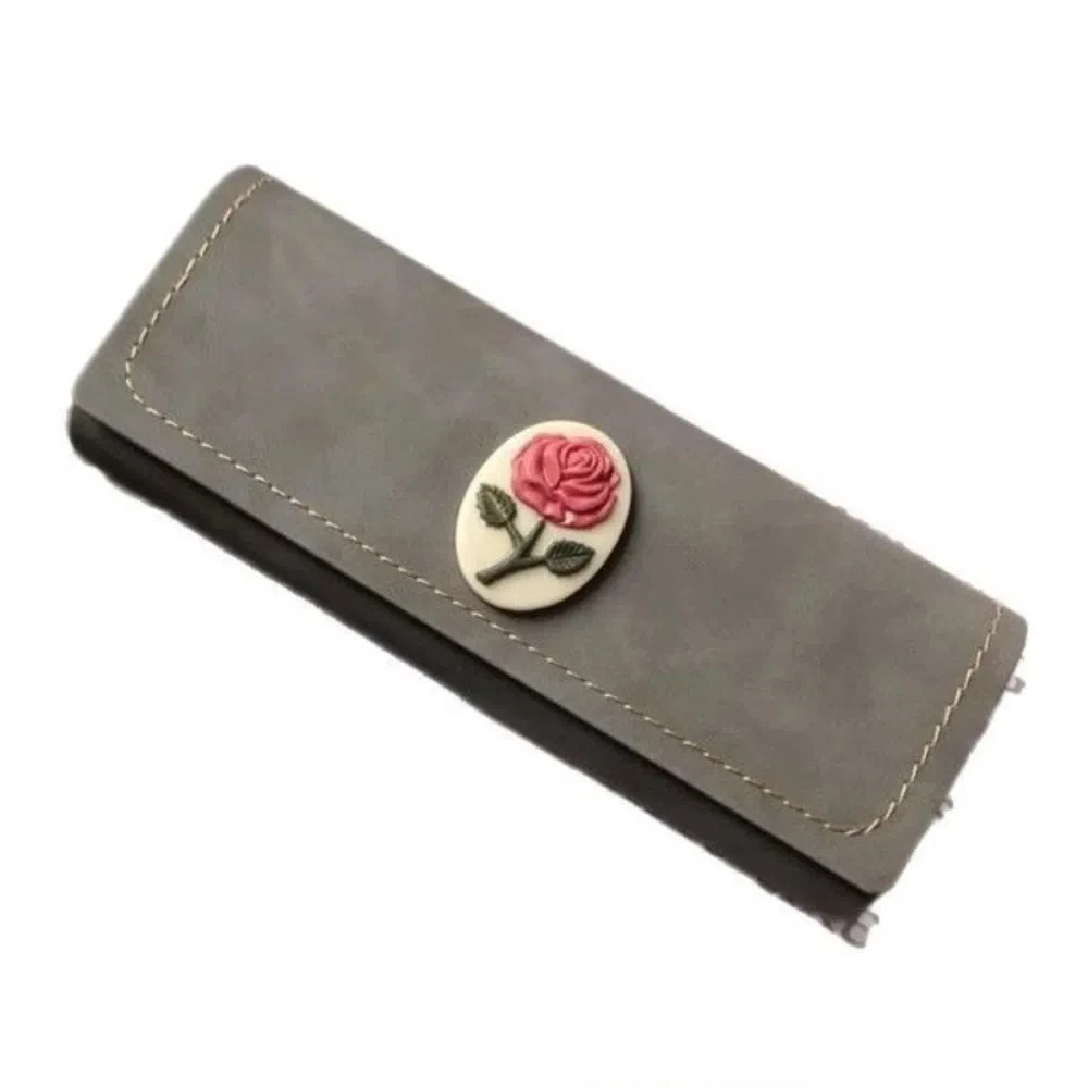 2 قطعة حافظات نظارات من جلد البولي يوريثان مقاومة للضغط يسهل حملها حافظات النظارات الشمسية أسلوب بسيط صندوق تخزين النظارات الرجعية #4