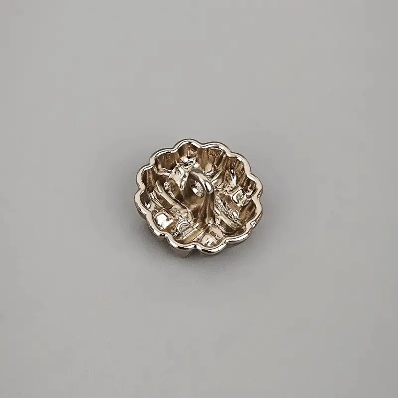 10 Stück Metallknöpfe für Kleidung, Nähknöpfe, DIY Herren- und Damenbekleidung, Nähen, Dekoration, Zubehör, Gold- und Silberknöpfe – Detail 2