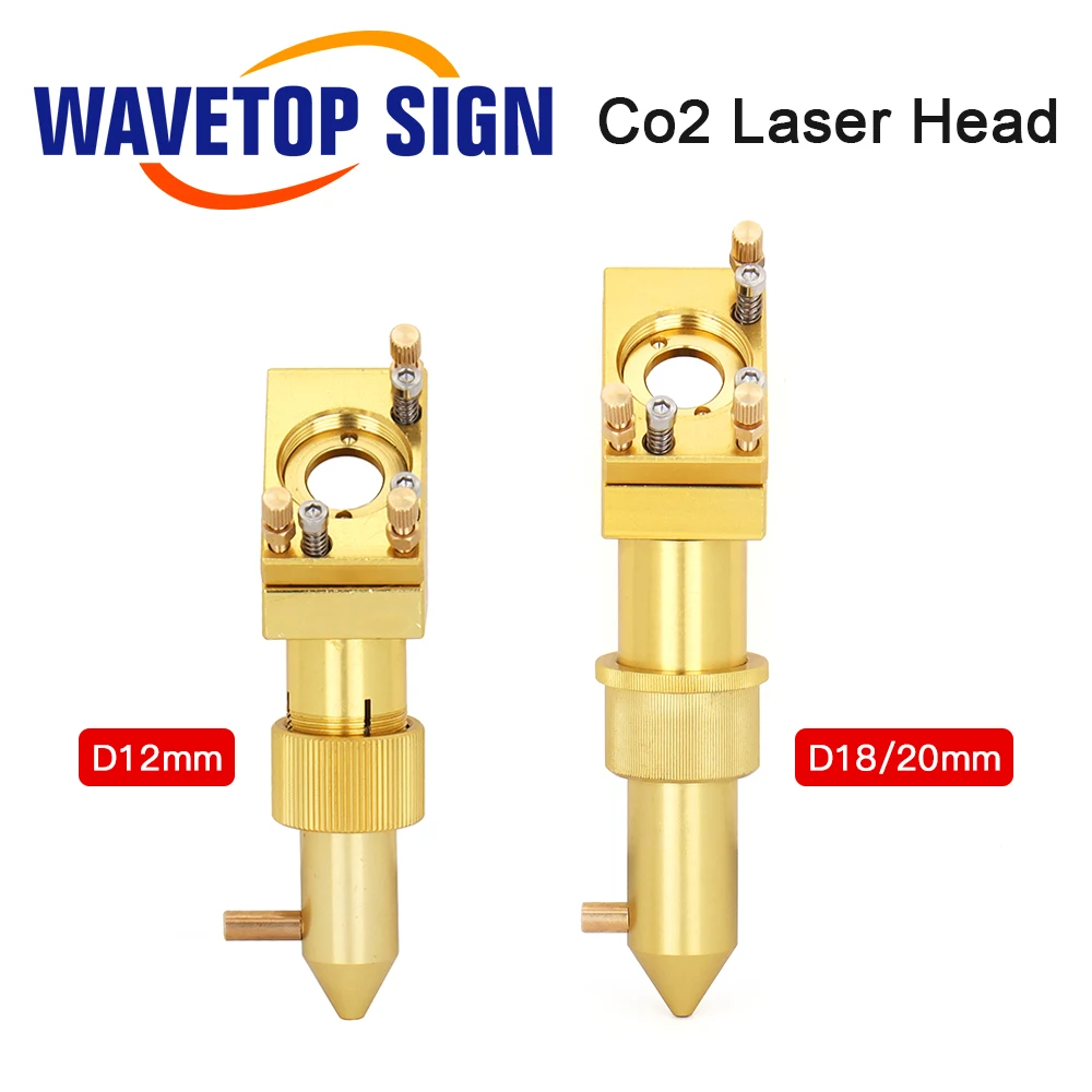 Set di testine Laser CO2 WaveTopSign per macchina da taglio per incisione Laser 2030 4060 K40