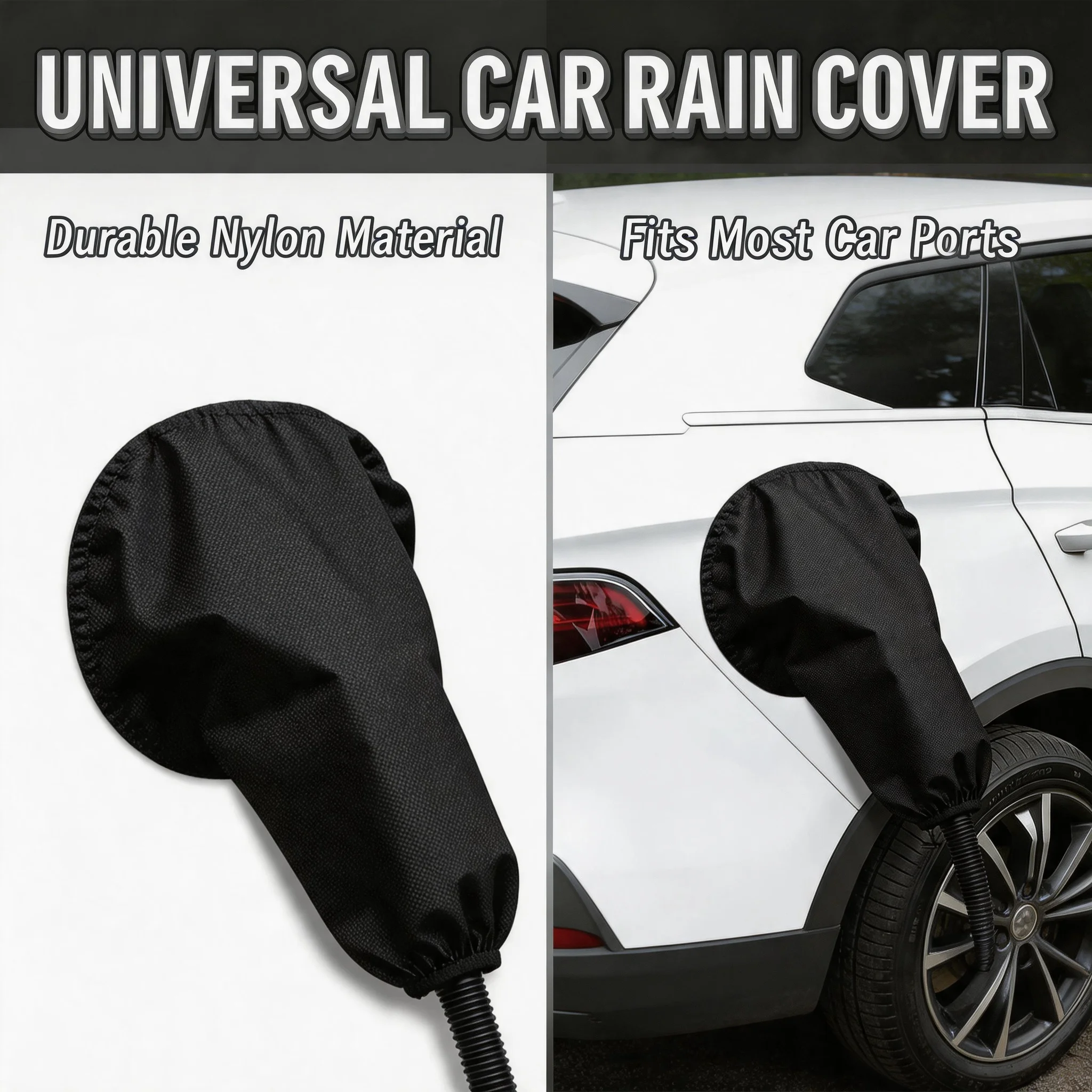 

Car Exterior Accessory Magnetic EV Charger Port Cover Durable Weatherproof UV Snow Resistant Heat for Electric Vehicles