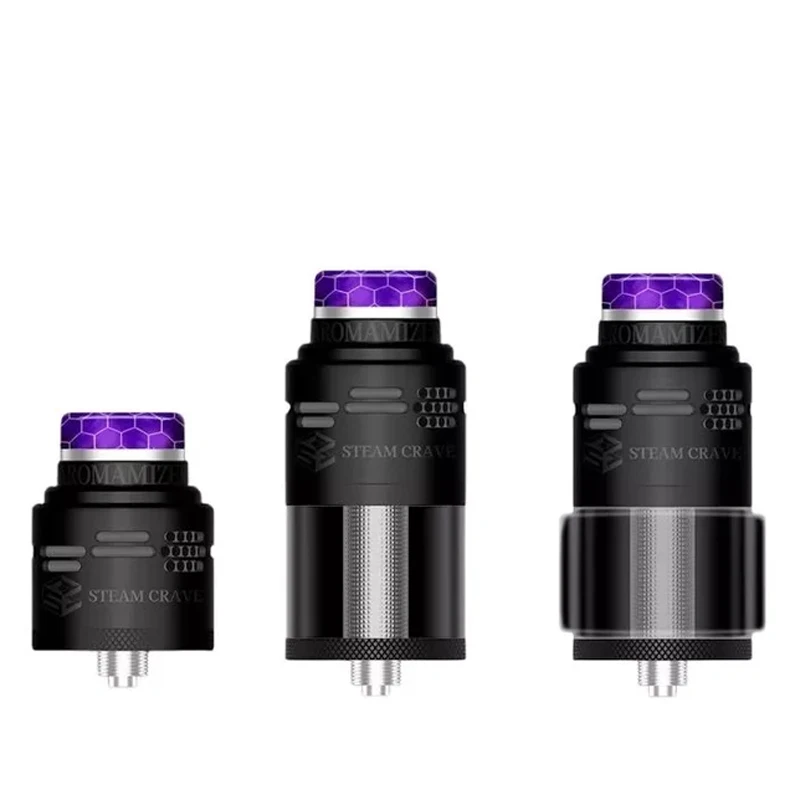 Original Steam Crave Aromamizer SUPREME V4 RDTA 25mm Single Dual Mesh Coil Adjustable Airflow Electronic Cigarettes Atomizer view 3