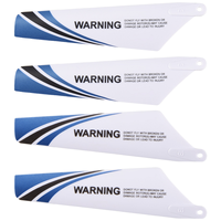 Syma 4pcs spare blades for helicopter rotor rc S107, Blue