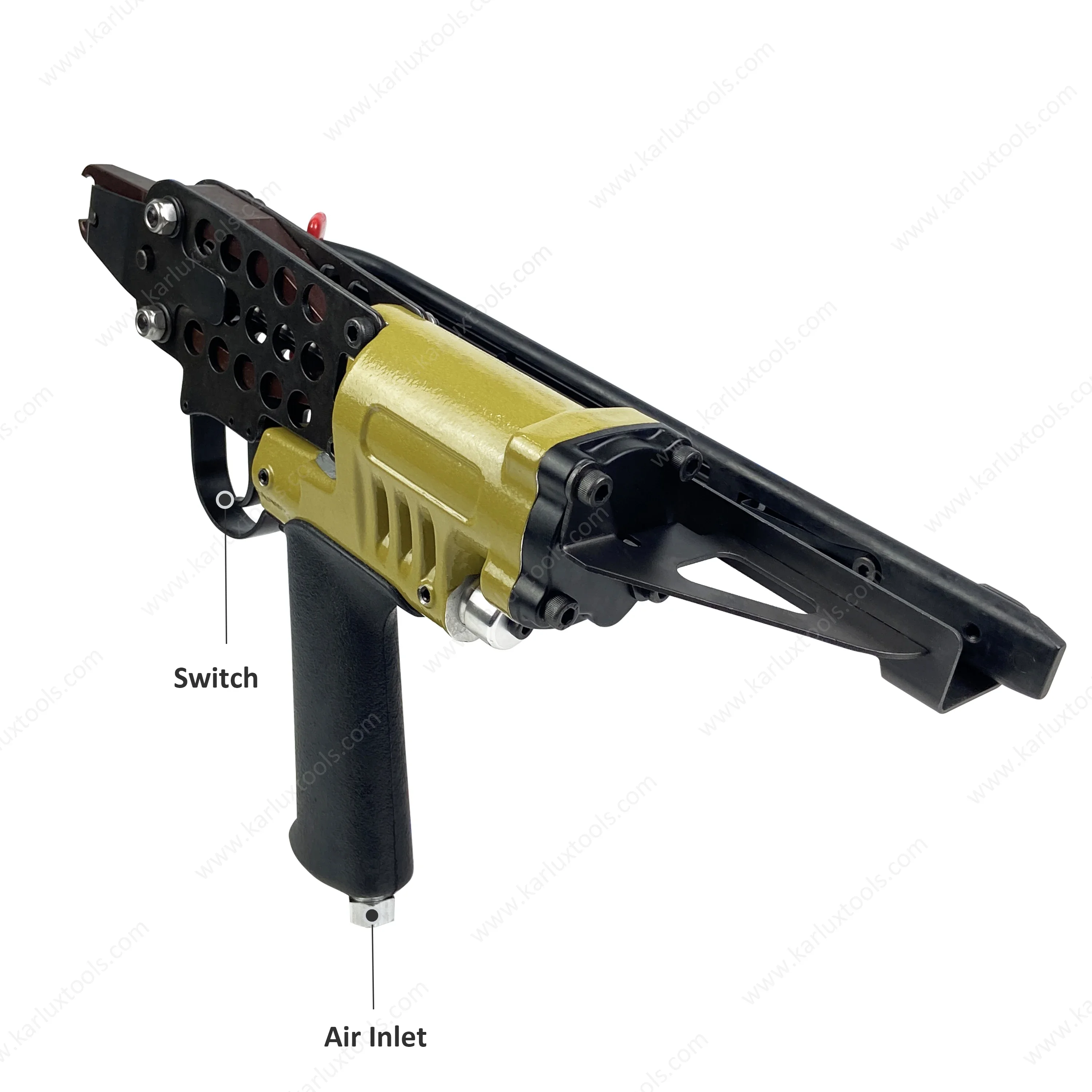 2025C Ring Pliers Tool Air C-type Machine Nailer Pneumatic Nail Tool Air Plier For Wire Mesh Nailing Connection Binding Fixed