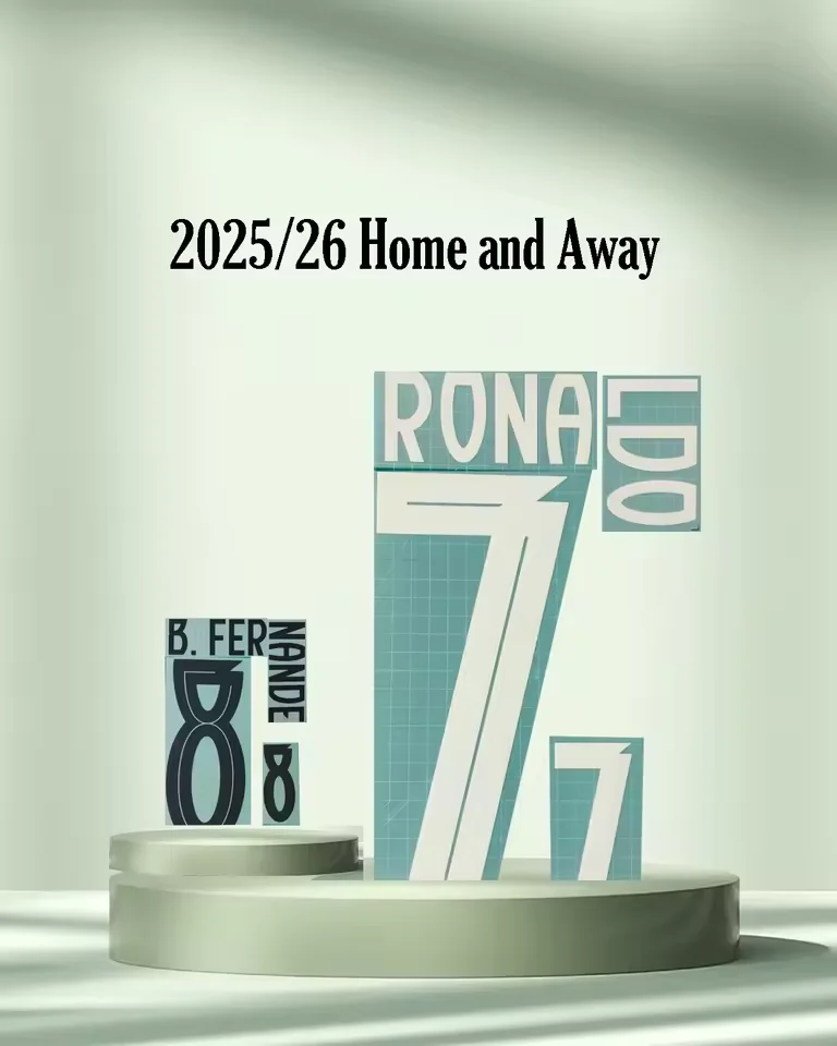 

Ronaldo Portugal 2025/26 Name sets Adult and kids iron on BERNARDO home and away Customize name and number top quality 2026