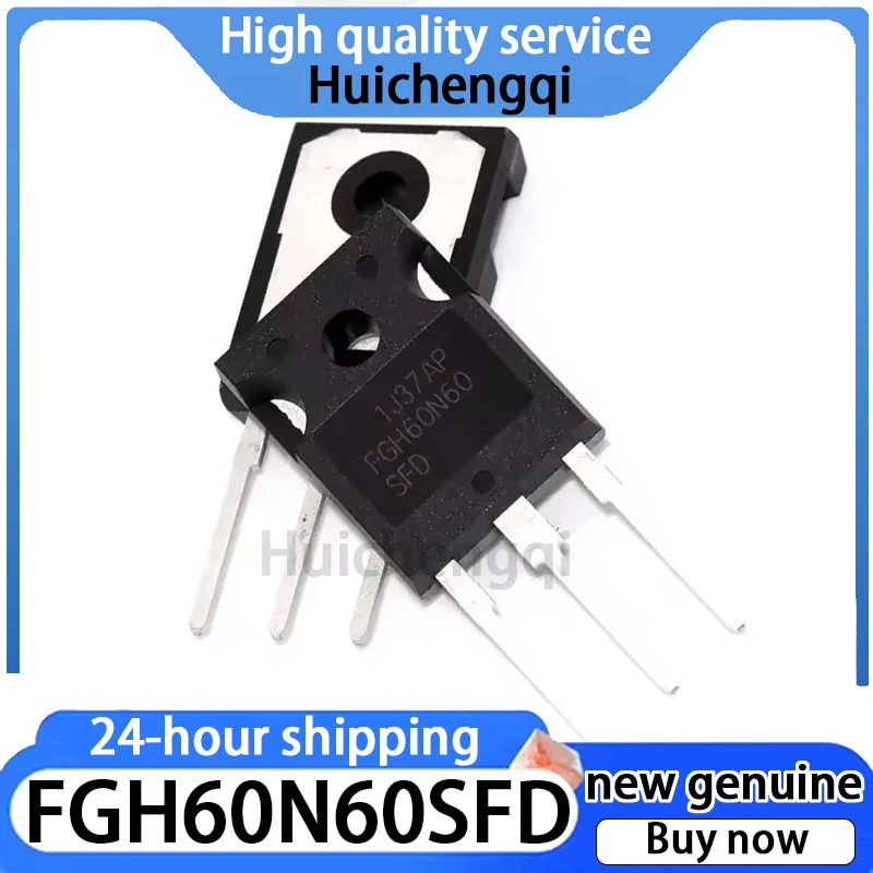 1PCS Original Genuine FGH60N60SFD Package TO-247 600V 60A Welding Machine IGB Single Tube