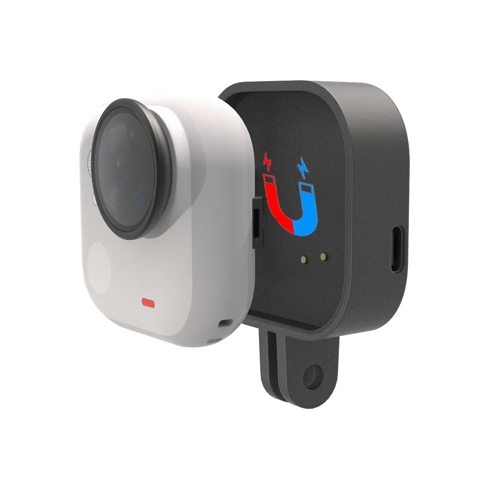 

for Insta360 Go Ultra Protective Case Action Camera Charging Mount Black