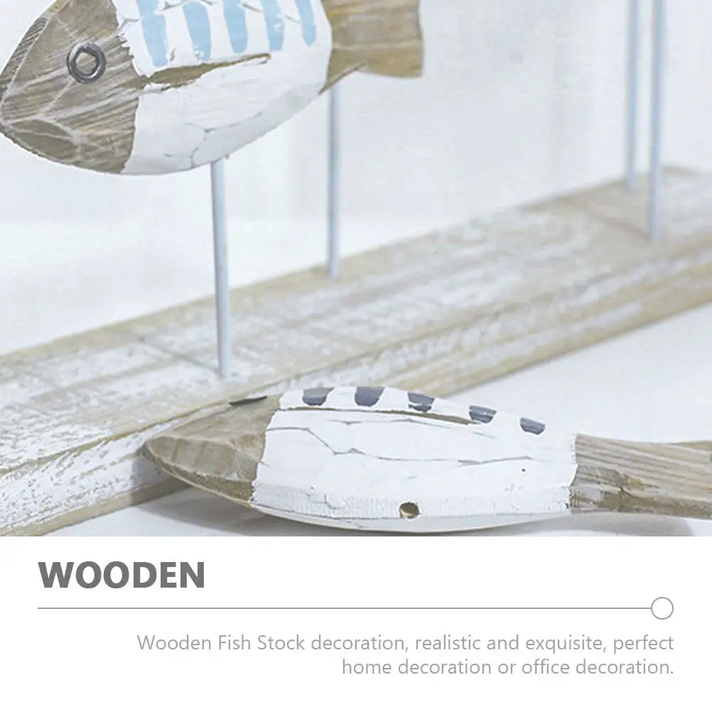 Wooden Fish Stock Decor Handcrafted Realistic Exquisite Home Office Tea Temple Meditation Room Decoration Mediterranean