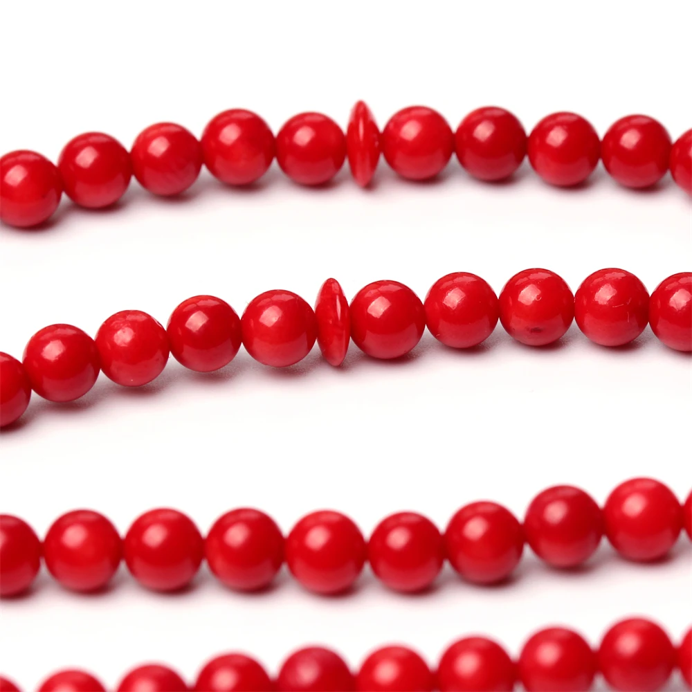 Imagem -04 - Grânulos de Oração Islâmica Tasbih Prata Pedra Coral Vermelho Rosário Muçulmano Tasbih Prata mm 99 Beads